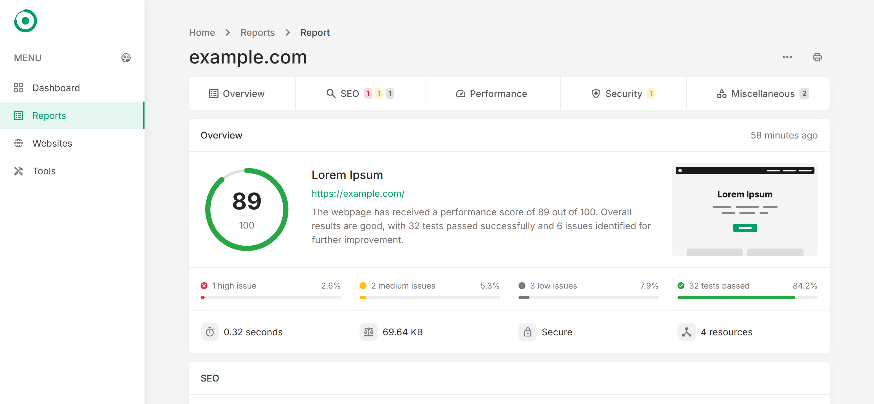 TrueSeoTools - Professional SEO Reports & Tools